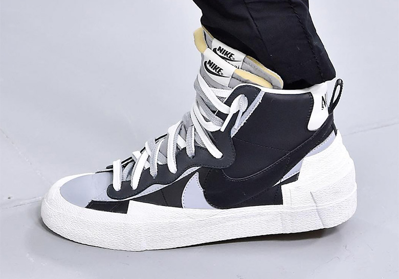 Sacai Nike Blazer Fall Winter 2019 Black White Grey