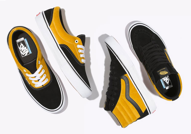 Vans Adds Yellow Corduroy To The Sk8-Hi And Era