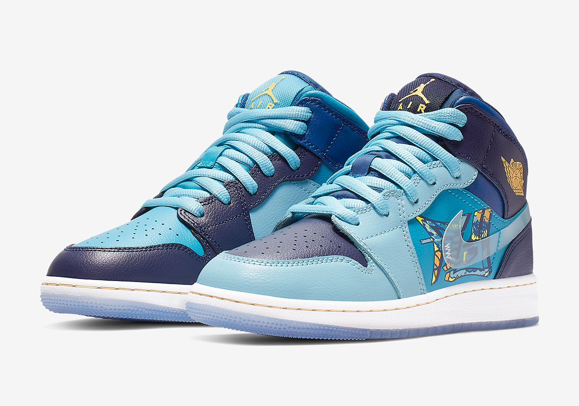 Detailed Look At The Air Jordan 1 Mid GS "Fly"