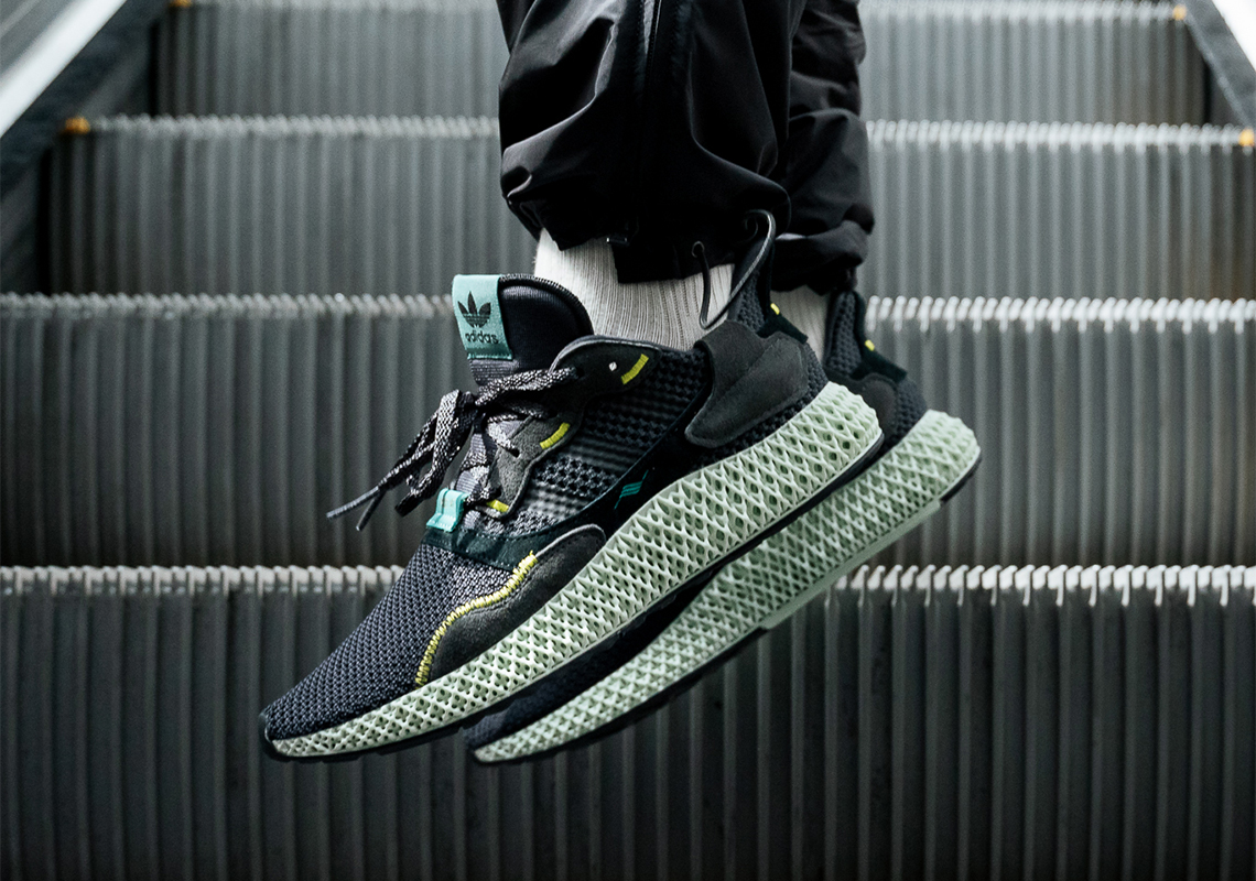 The adidas ZX4000 4D "Carbon" Is Releasing In April