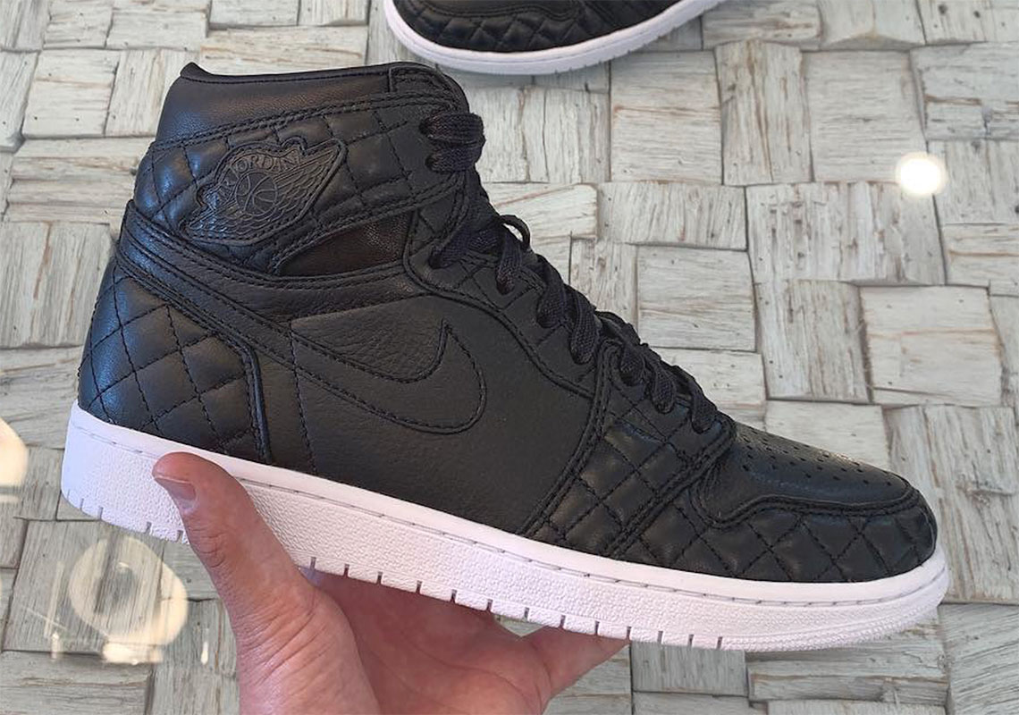 A Quilted Leather Air Jordan 1 Was Given To Friends And Family At All-Star