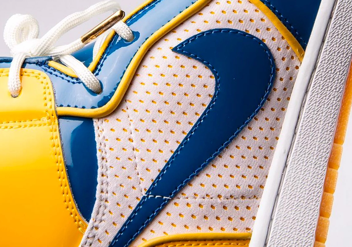 Air Jordan 1 Golden State Warriors Shoe Surgeon 2