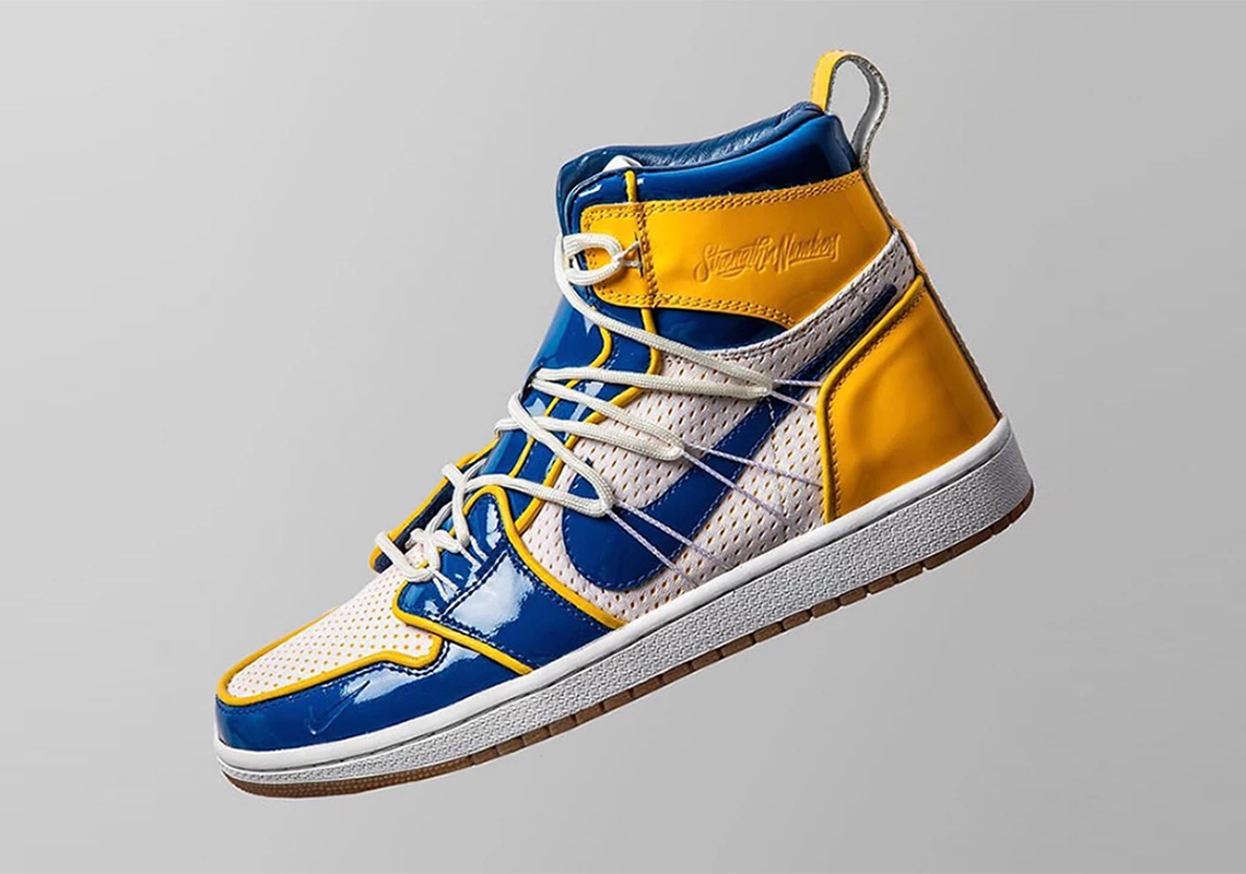 Air Jordan 1 Golden State Warriors Shoe Surgeon 3