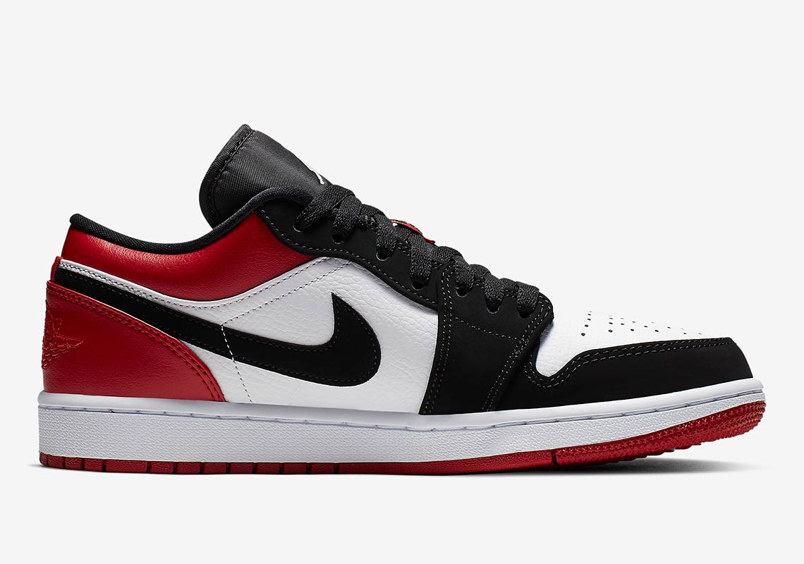 Air Jordan 1 Low Black Toe 553558 116 1