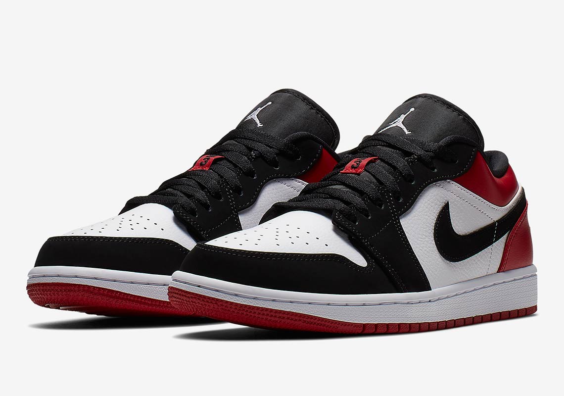 Air Jordan 1 Low Black Toe 553558 116 2