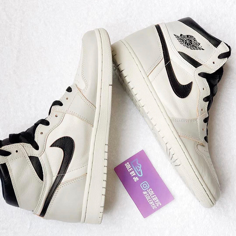 Air Jordan 1 Nike Sb White Black Grey 2