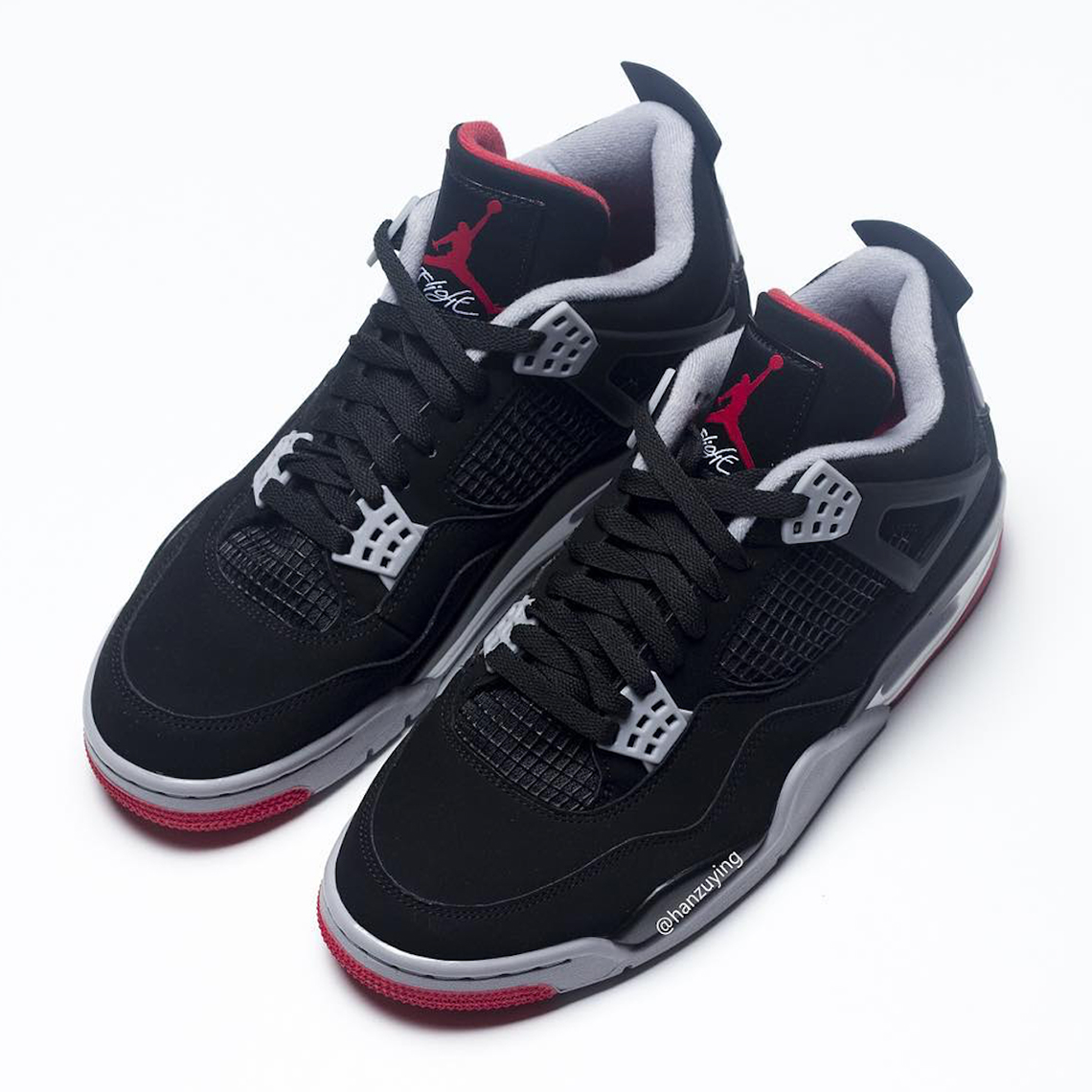 Air Jordan 4 Bred Black Red 2019 308497 060 4