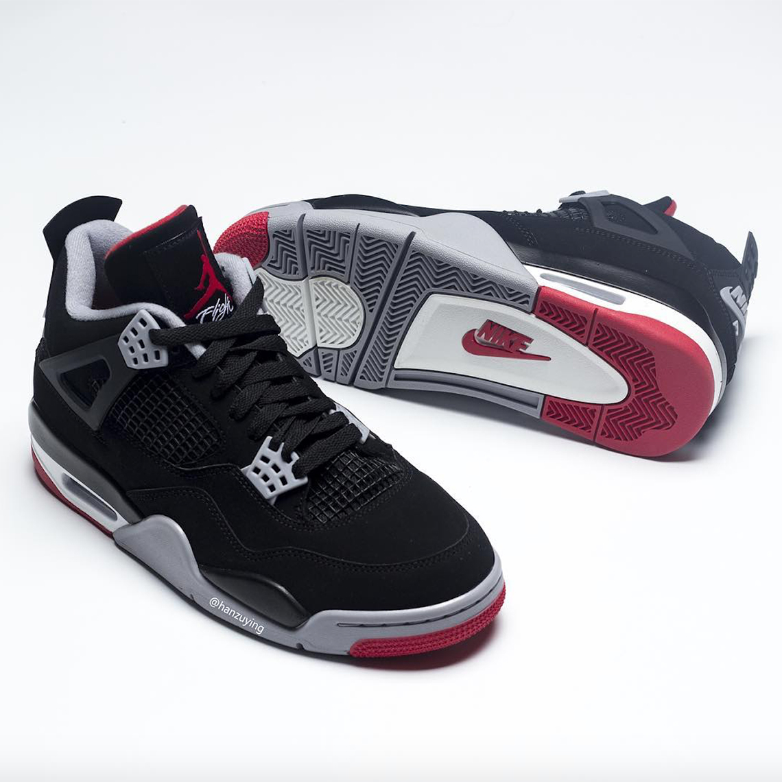 Air Jordan 4 Bred Black Red 2019 308497 060 7