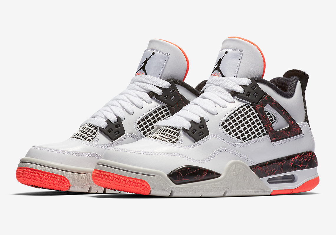 The Air Jordan 4 "Hot Lava" Is Releasing In Kids Sizes