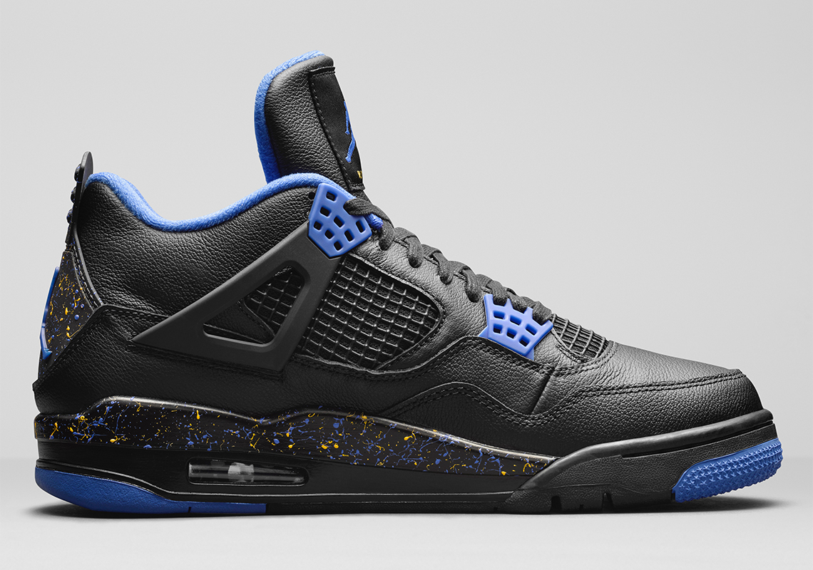 Air Jordan 4 Wings Black Royal Yellow 1