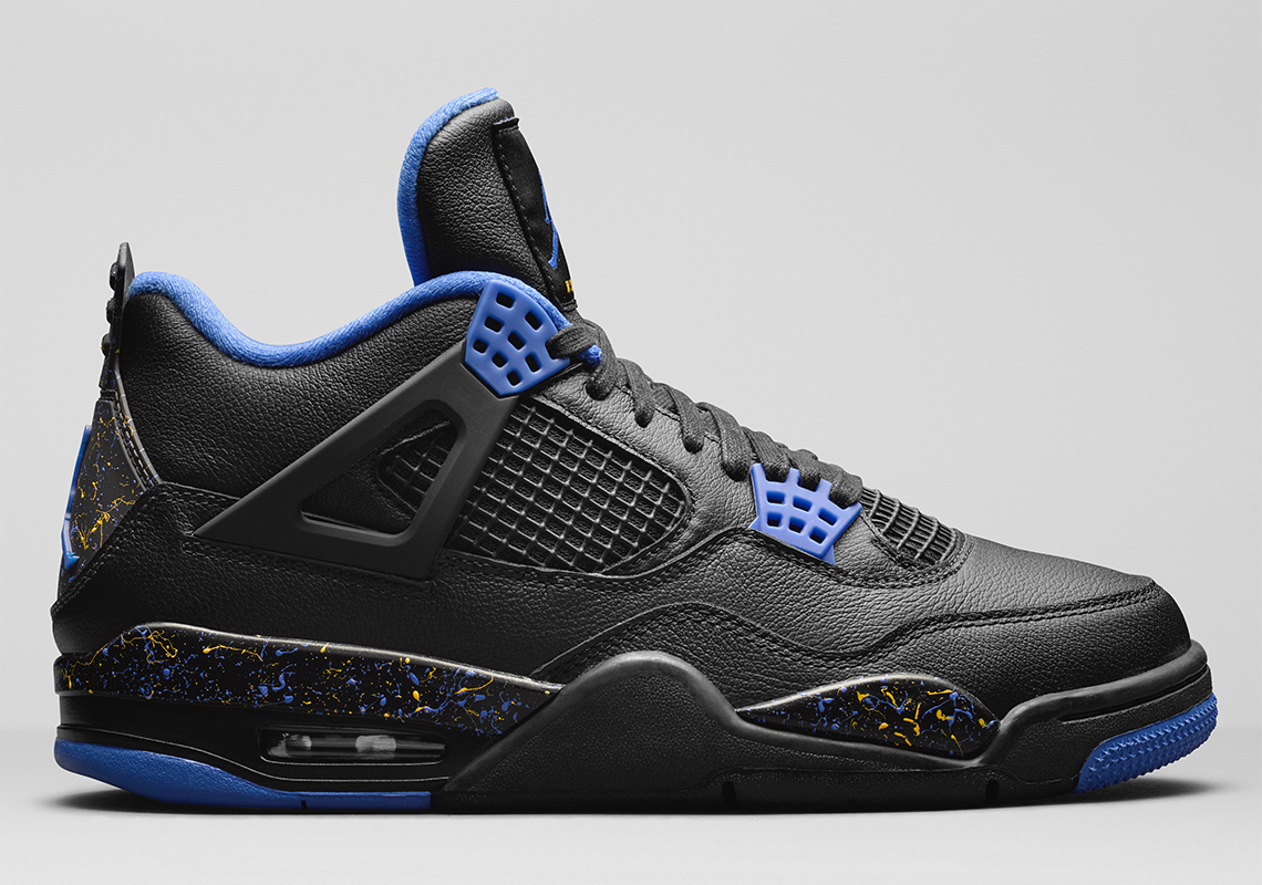 Air Jordan 4 Wings Black Royal Yellow 5