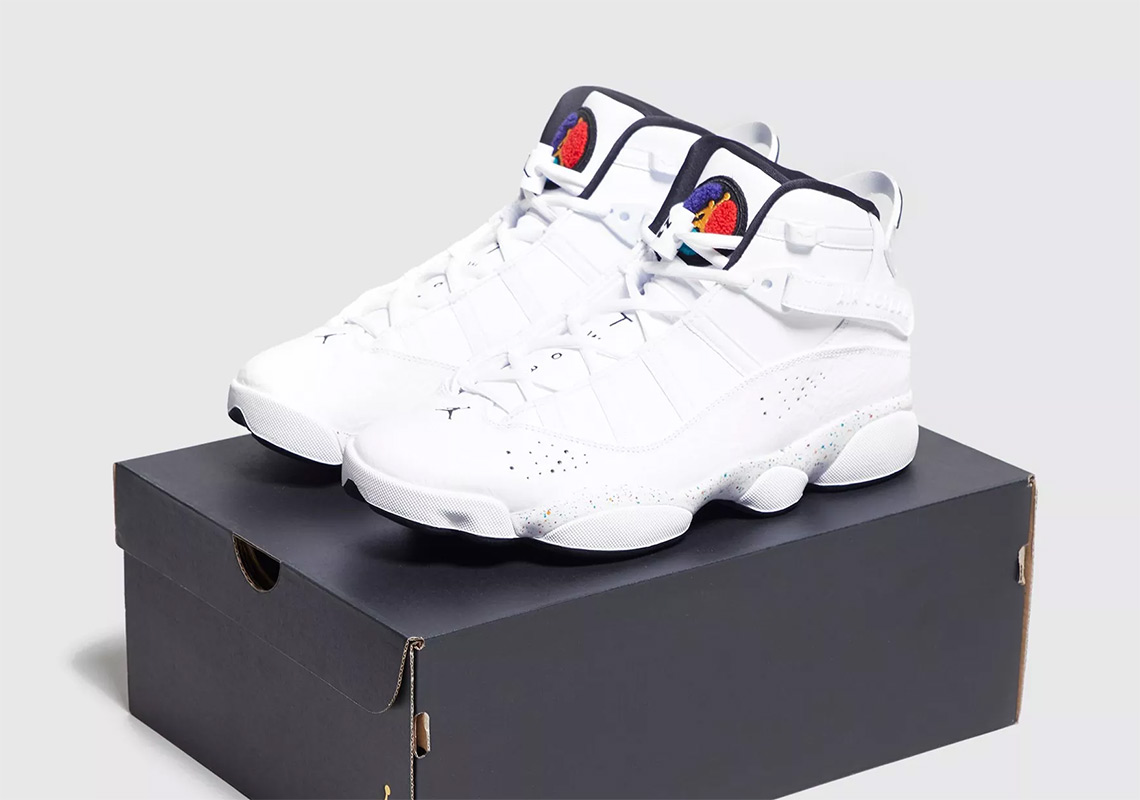 Air Jordan 6 Rings White Purple Red 1