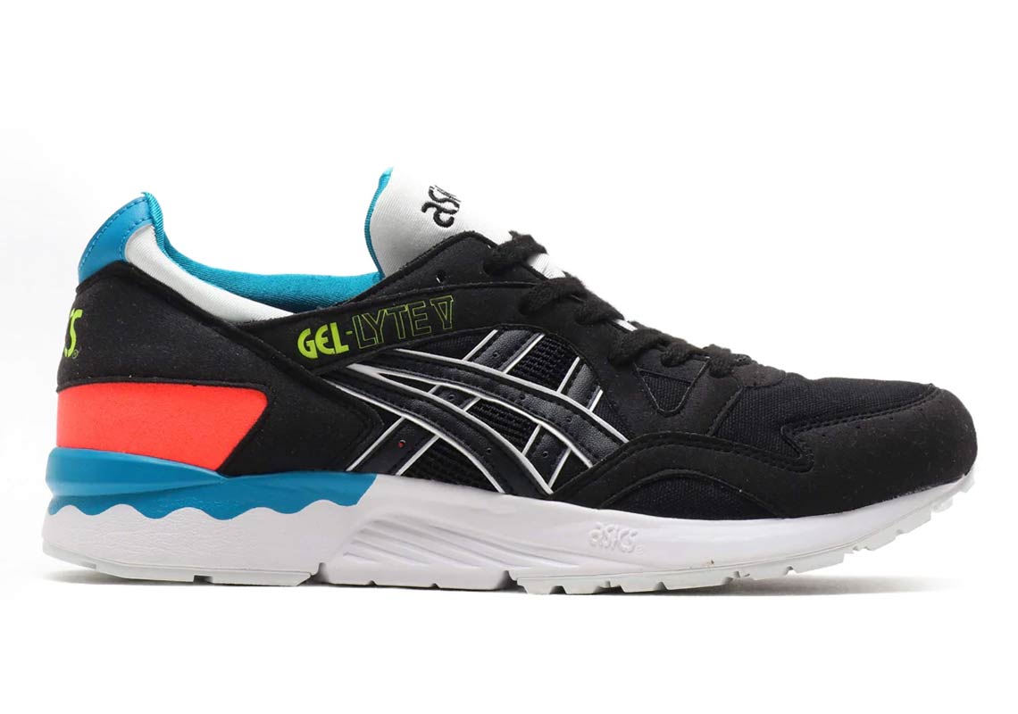 Asics Gel Lyte V Black Neon 5