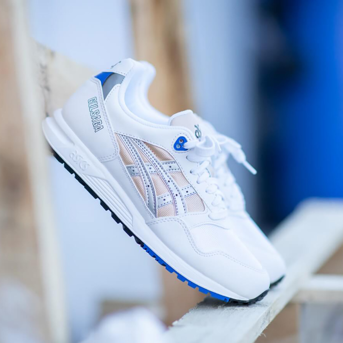 Asics Gel Saga Royal Blue Nude Silver 5