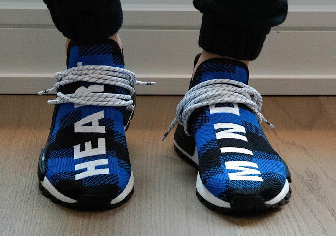 Bbc Adidas Nmd Hu Flannel Blue Black 8