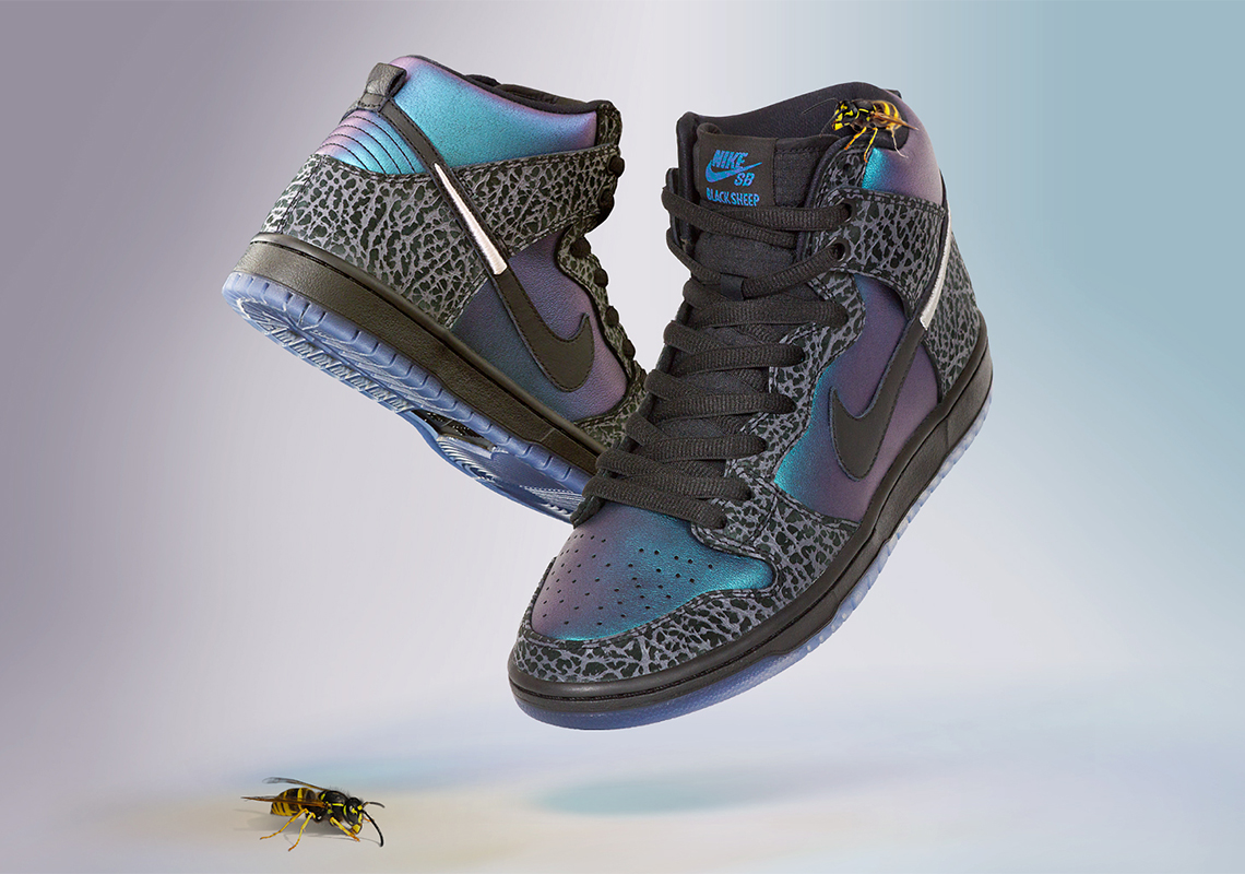 Charlotte’s Black Sheep Skate Shop Celebrates All-Star With The Nike SB Dunk High “Black Hornet”