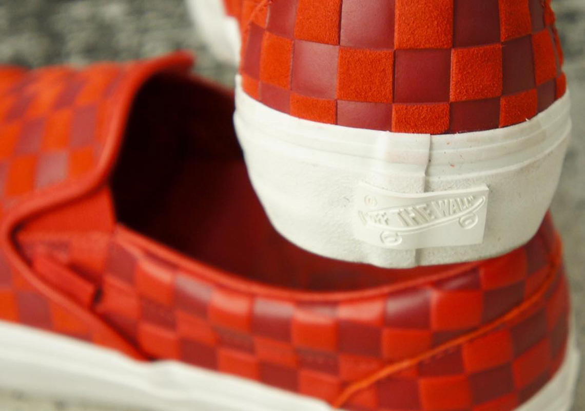 Engineered Garments Vans Vault Slip On Red 1