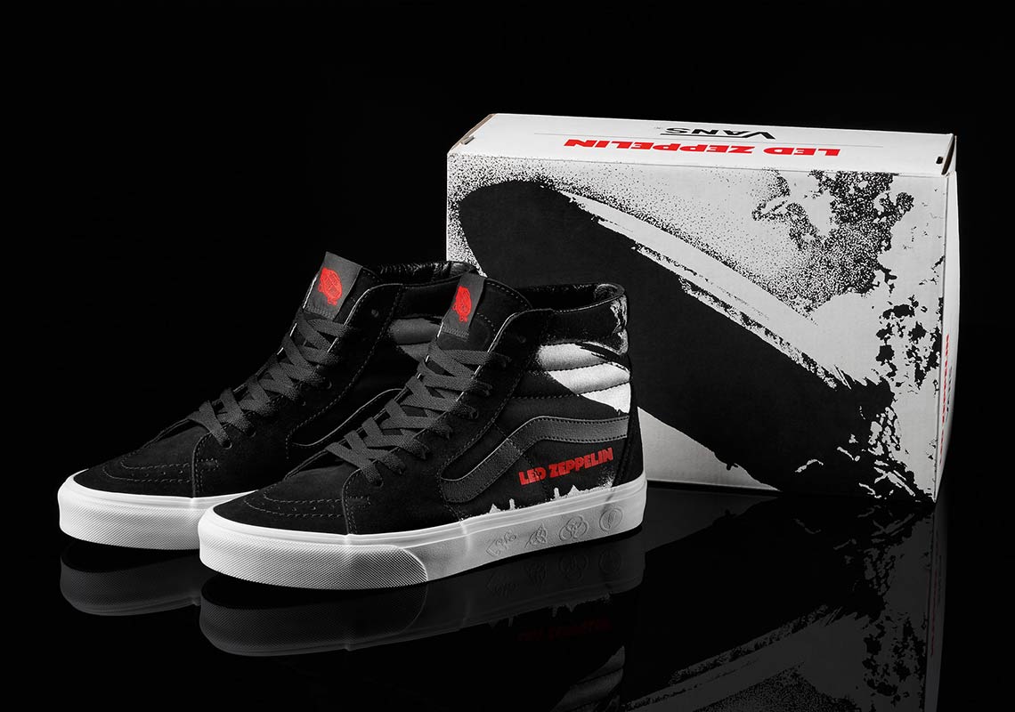 Led Zepplin Vans Sk8 Hi 1