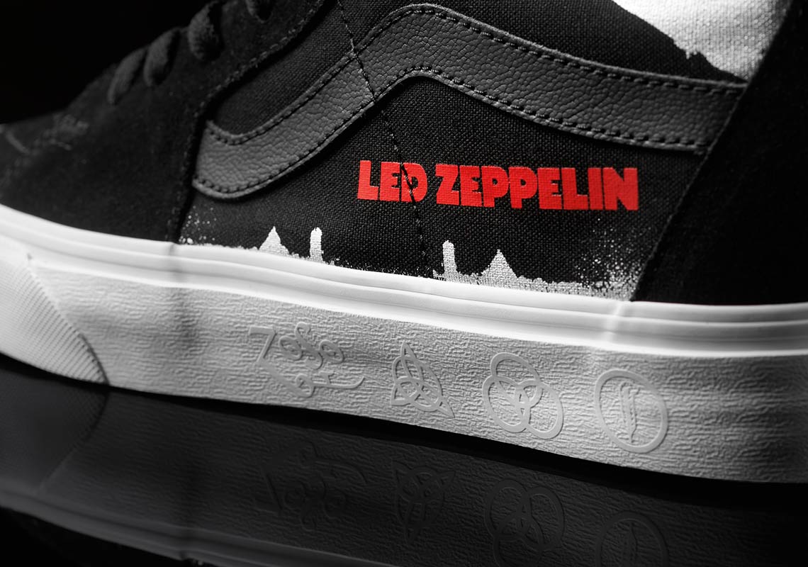 Led Zepplin Vans Sk8 Hi 4