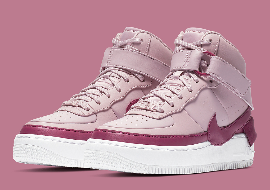 Nike Air Force 1 High Jester Womens Pink Berry Ar0625 501 1