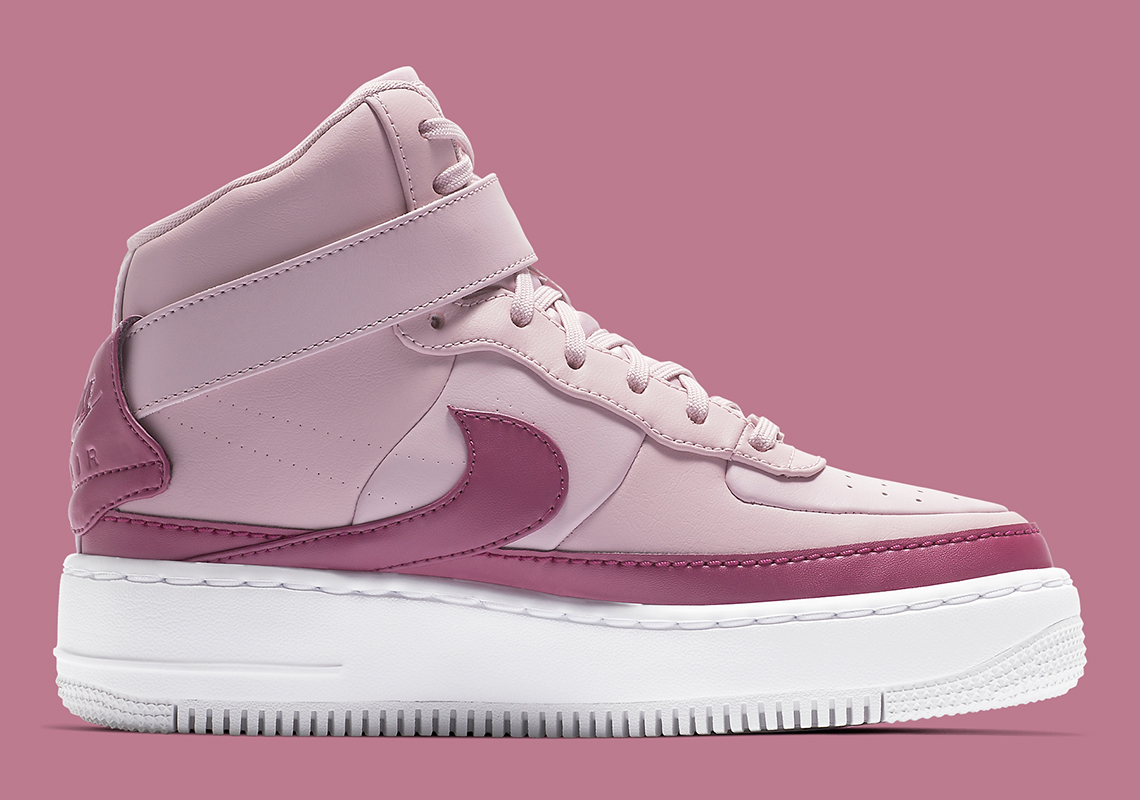 Nike Air Force 1 High Jester Womens Pink Berry Ar0625 501 3