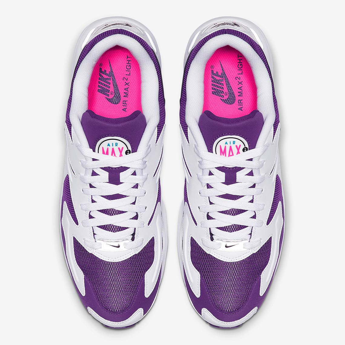 Nike Air Max 2 Light White Purple Ao1741 103 6