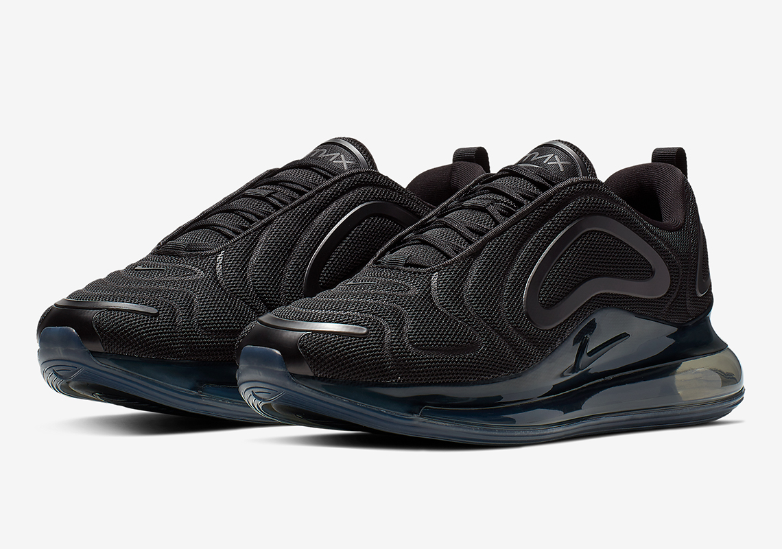 The Nike Air Max 720 Appears In "Triple Black"