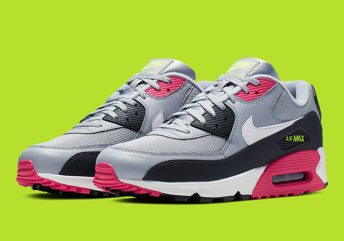 Lively Neon Accents Come To Nike's Air Max 90 Essential