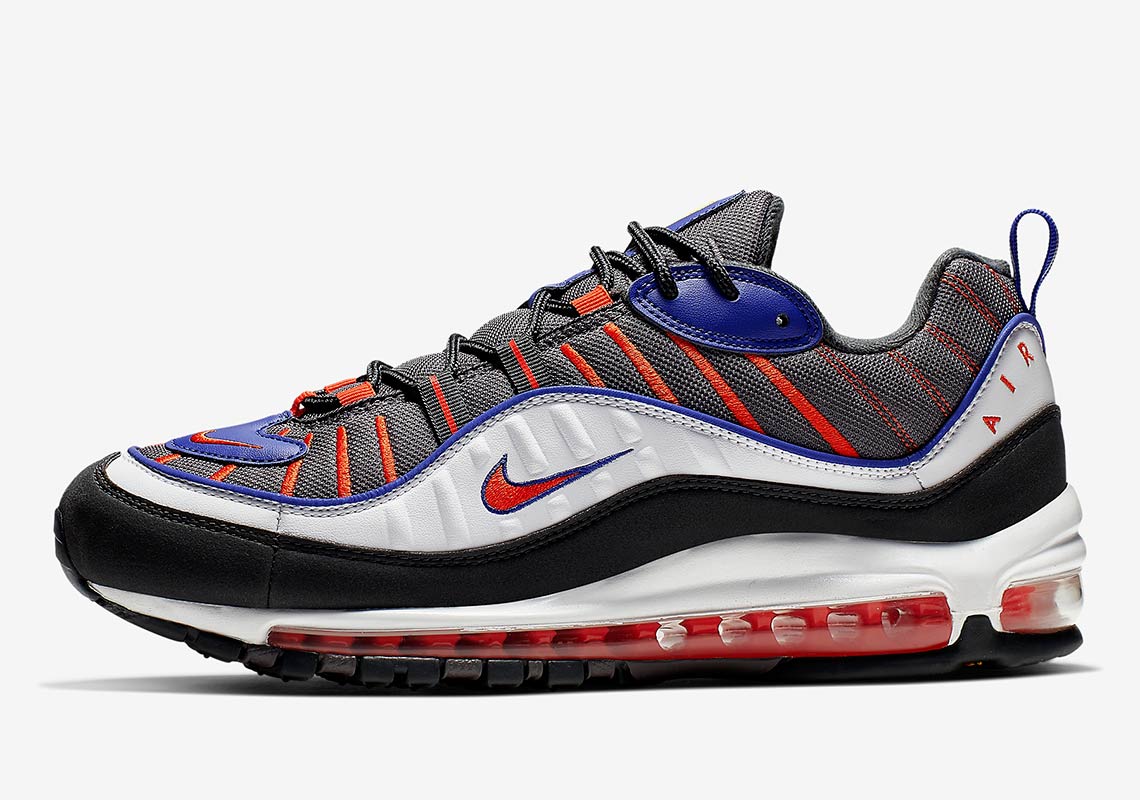 Nike Air Max 98 Grey Blue Orange 640744 012 2