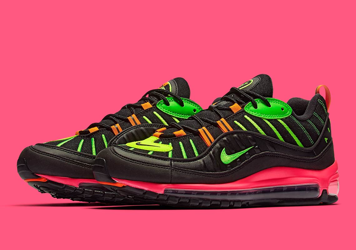 Nike Air Max 98 Neon Highlighter Ci2291 083 3