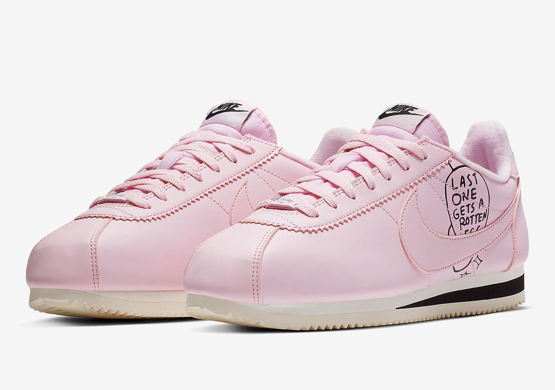 Nike Cortez Nathan Bell Pink White Bv8165 600 3