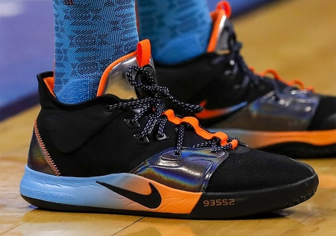 Paul George Debuts A Nike PG3 With Iridescent Detailing