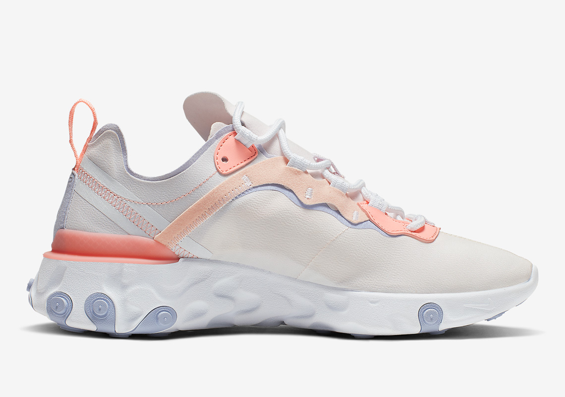 Nike React Element 55 Bq2728 601 Pale Pink 5