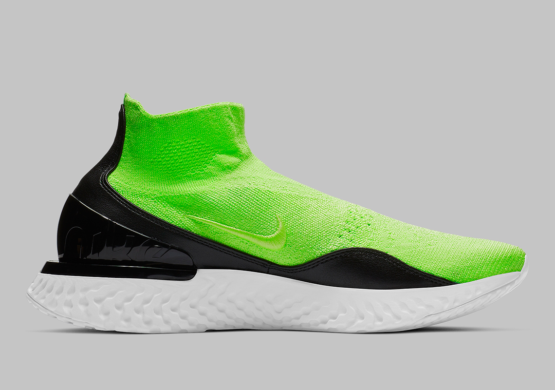 Nike Rise React Flyknit Lime Blast Av5554 330 1