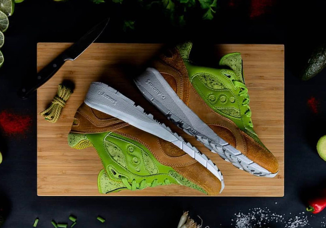 Saucony’s Obsession With Food Continues With These “Avocado Toast” Shadow 6000s