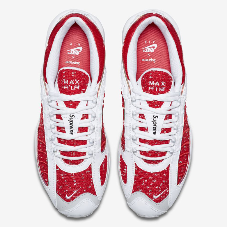 Supreme Nike Tailwind 4 White Red 3