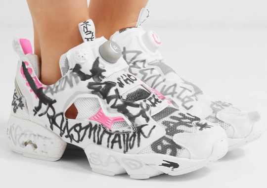 VETEMENTS And Reebok Drop Another Scribbled Instapump Fury