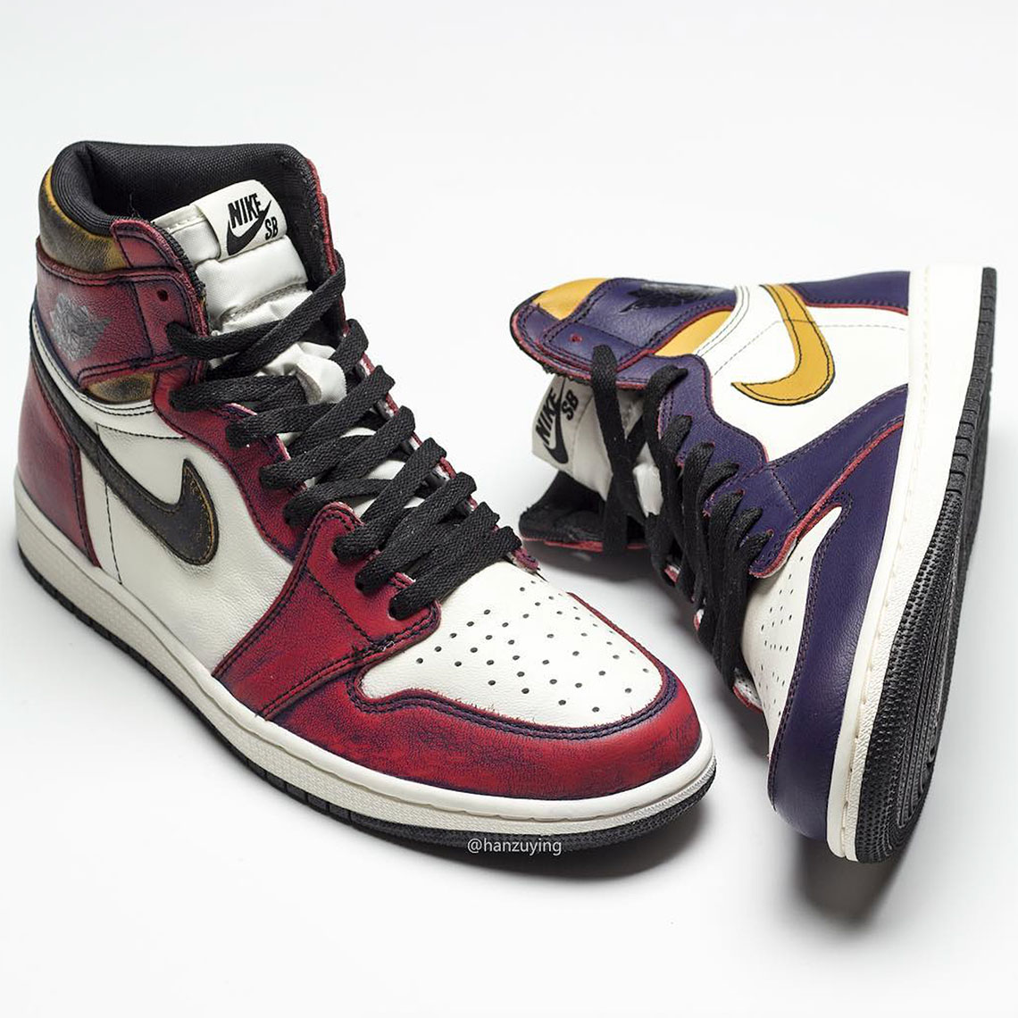 Air Jordan 1 Sb Cd6578 507 Release Date Lakers Chicago 4