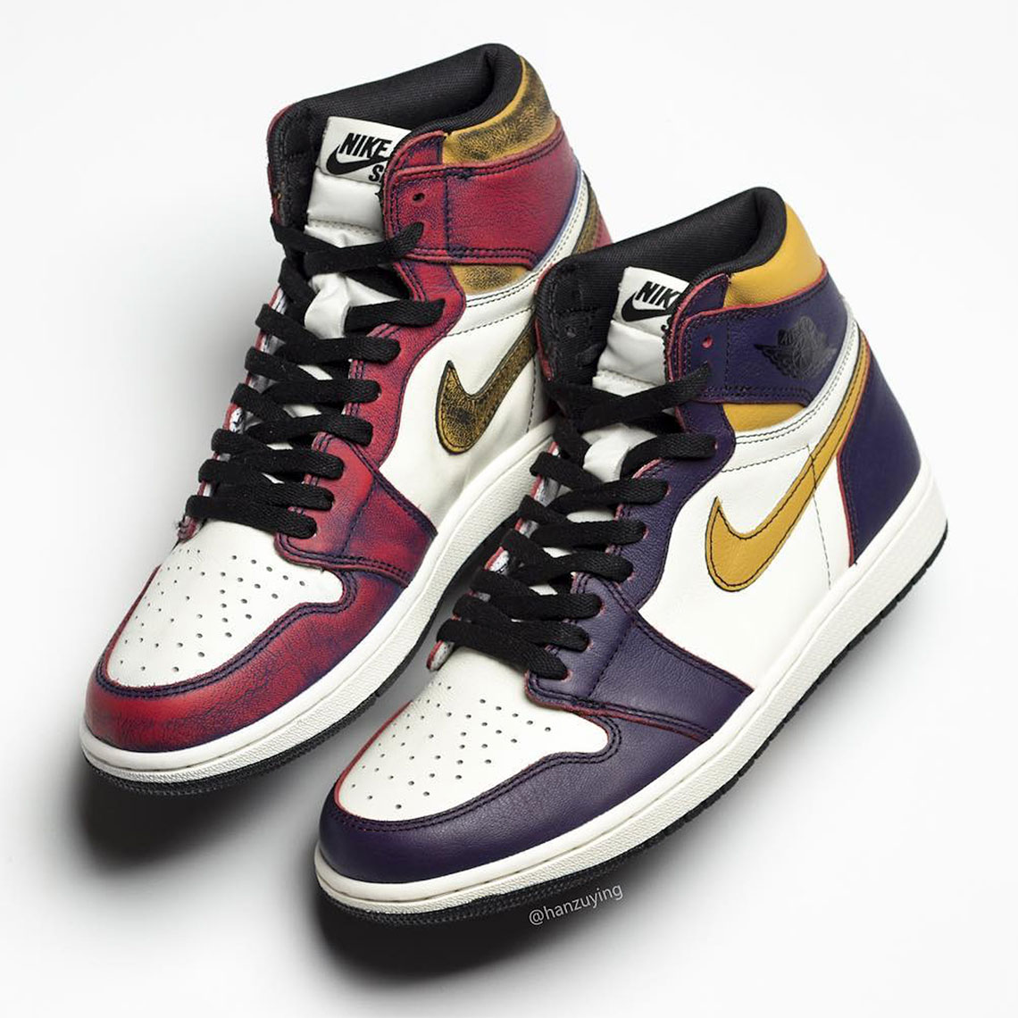 Air Jordan 1 Sb Cd6578 507 Release Date Lakers Chicago 9