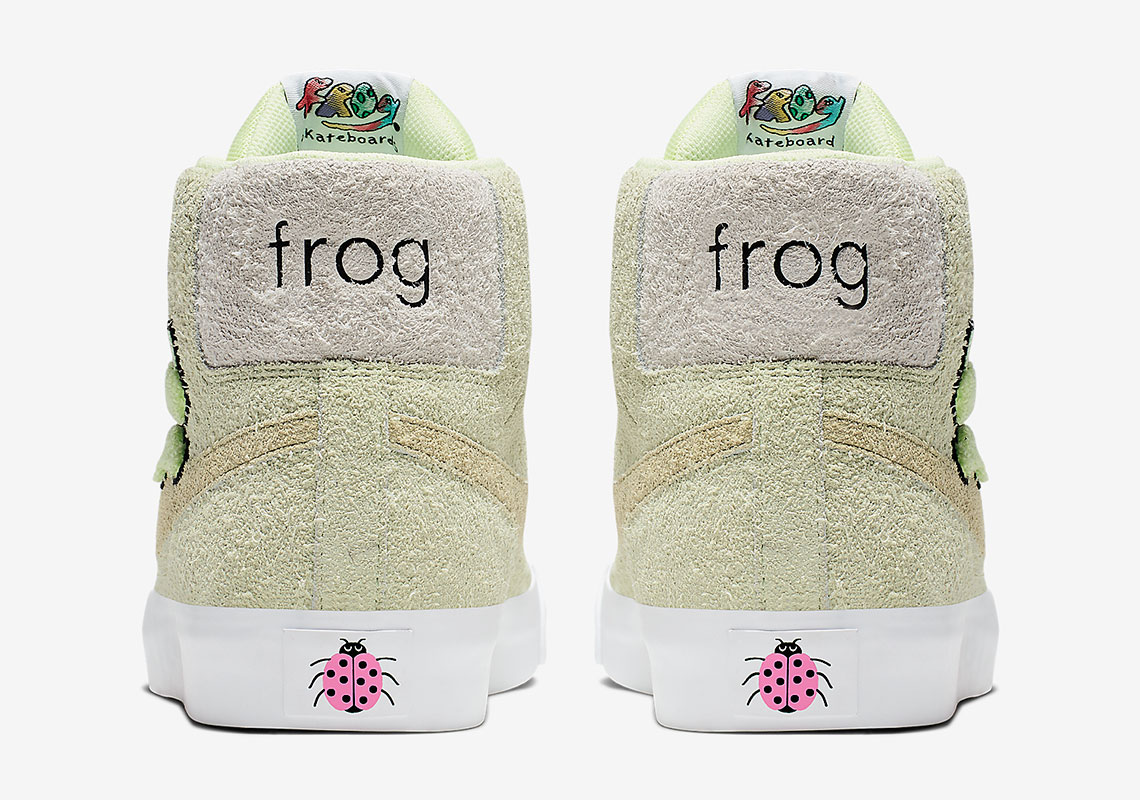 Frog Skateboards Nike Sb Blazer Mid Ah6158 300 6