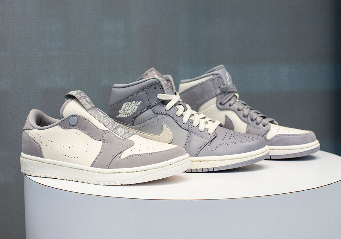 The Air Jordan 1 Family Gets The "Cool Grey" Look For Women This Summer