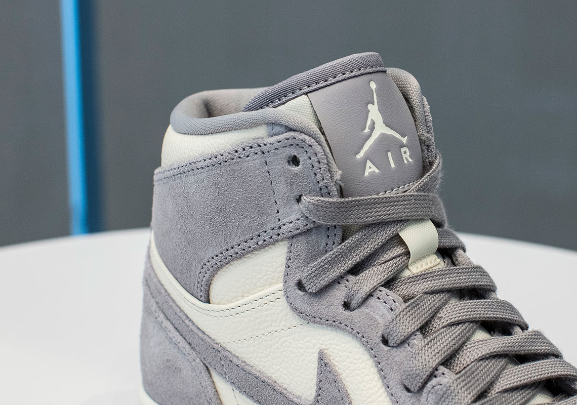 Jordan 1 Mid Grey White 2