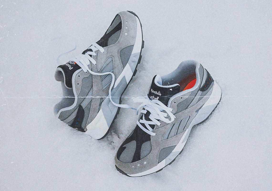 Packer Applies Grey Shades To Accentuate The Reebok Aztrek’s Timeless Silhouette