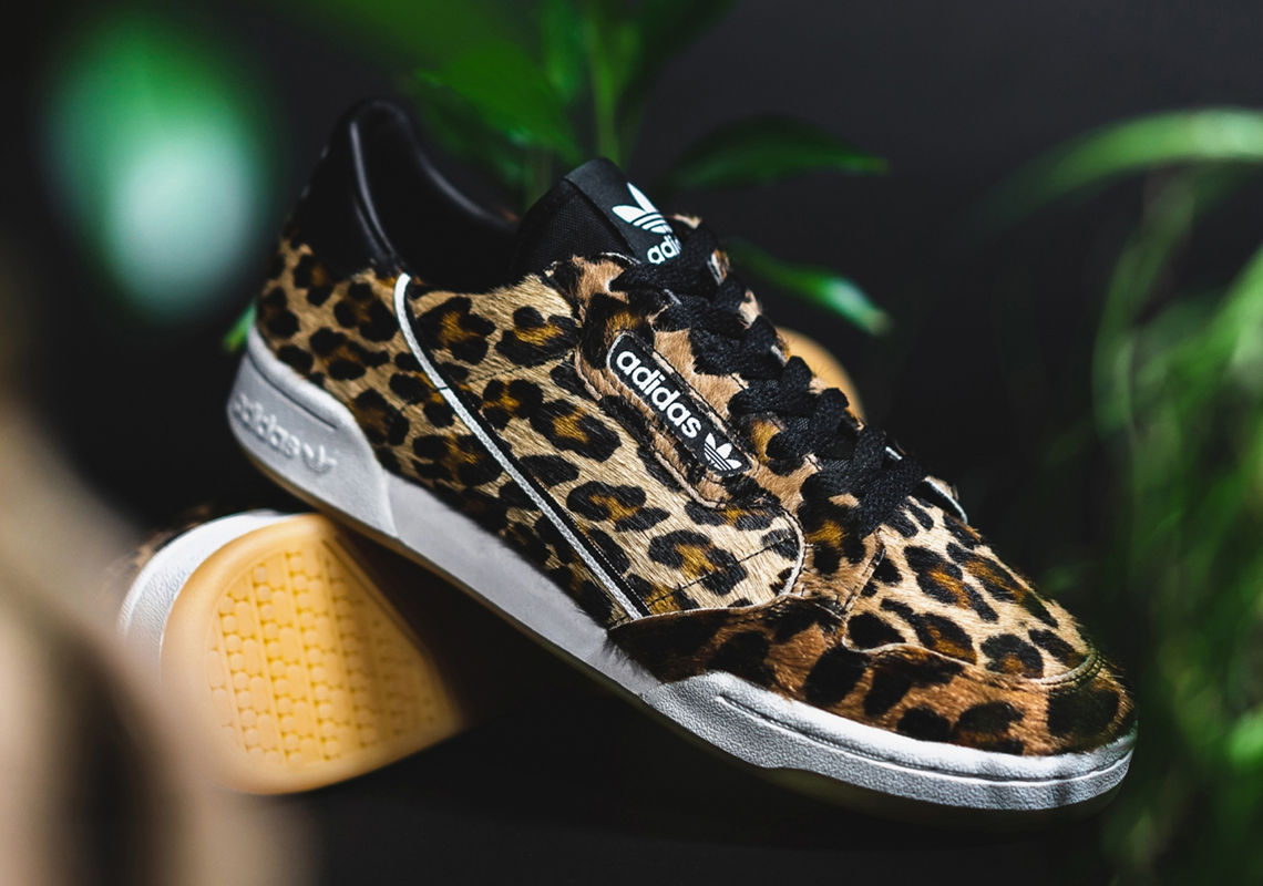 Hairy Leopard Prints Appear On The adidas Continental 80