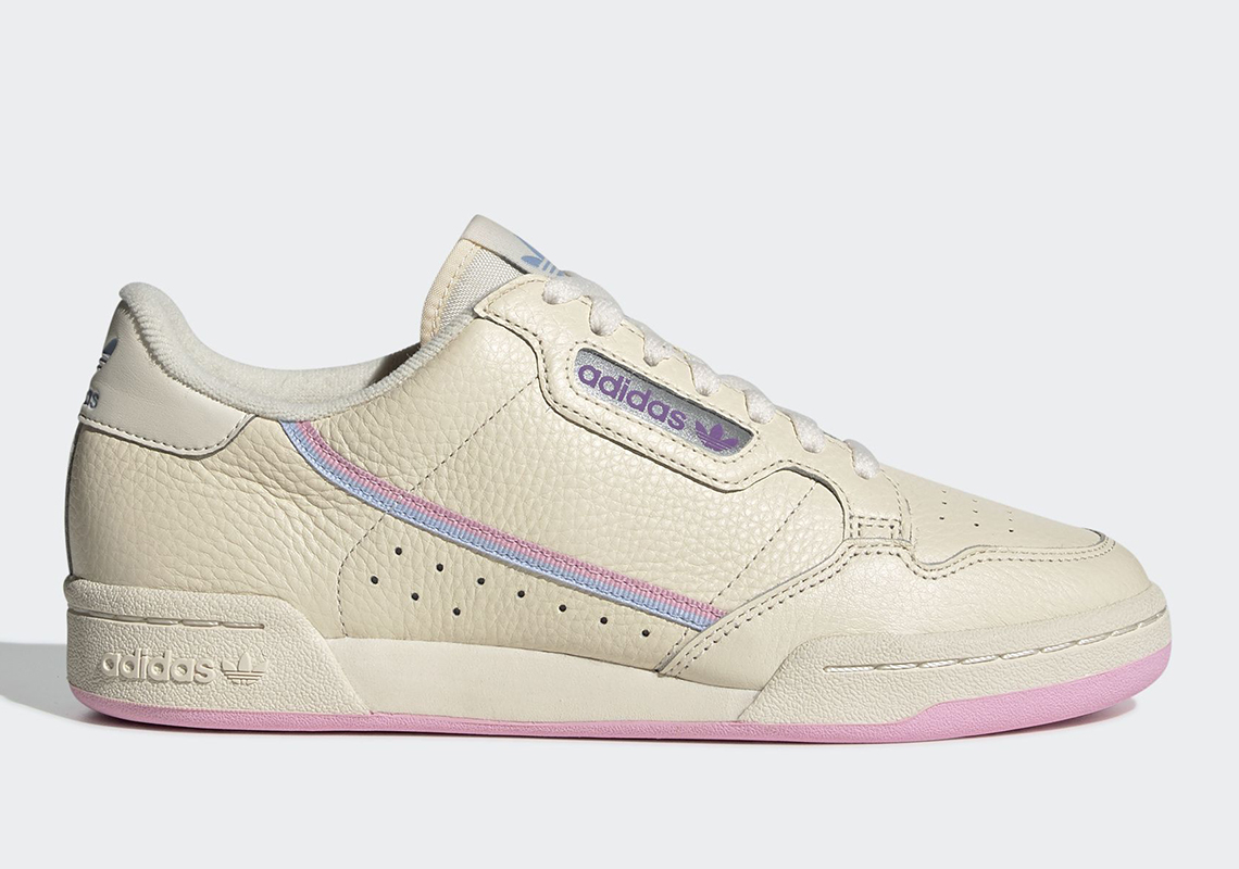 Adidas Continental 80 Womens Tan Pink G27726