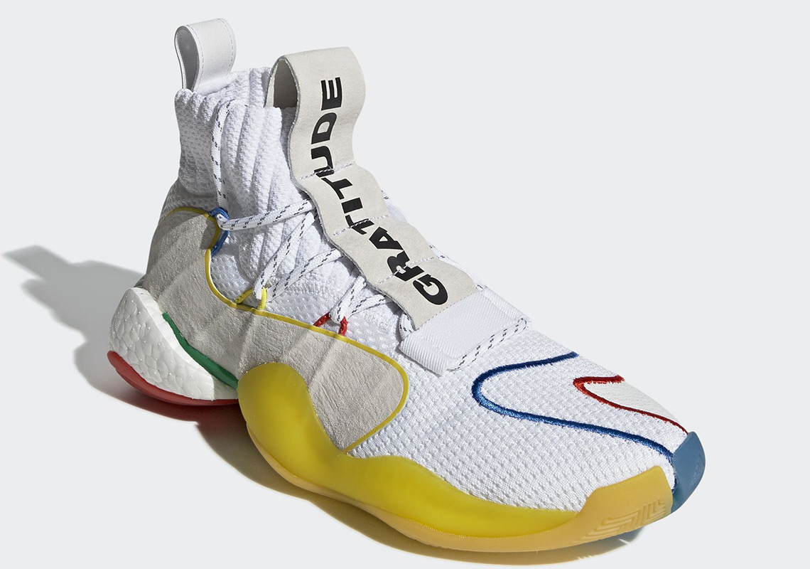 Pharrell And adidas Ready An Alternate White Crazy BYW LVL X