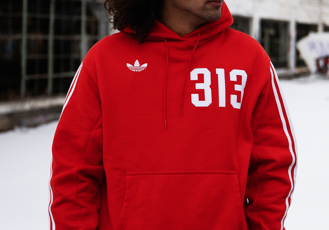 Adidas Detroit Vs Everybody Hoodie Red 2