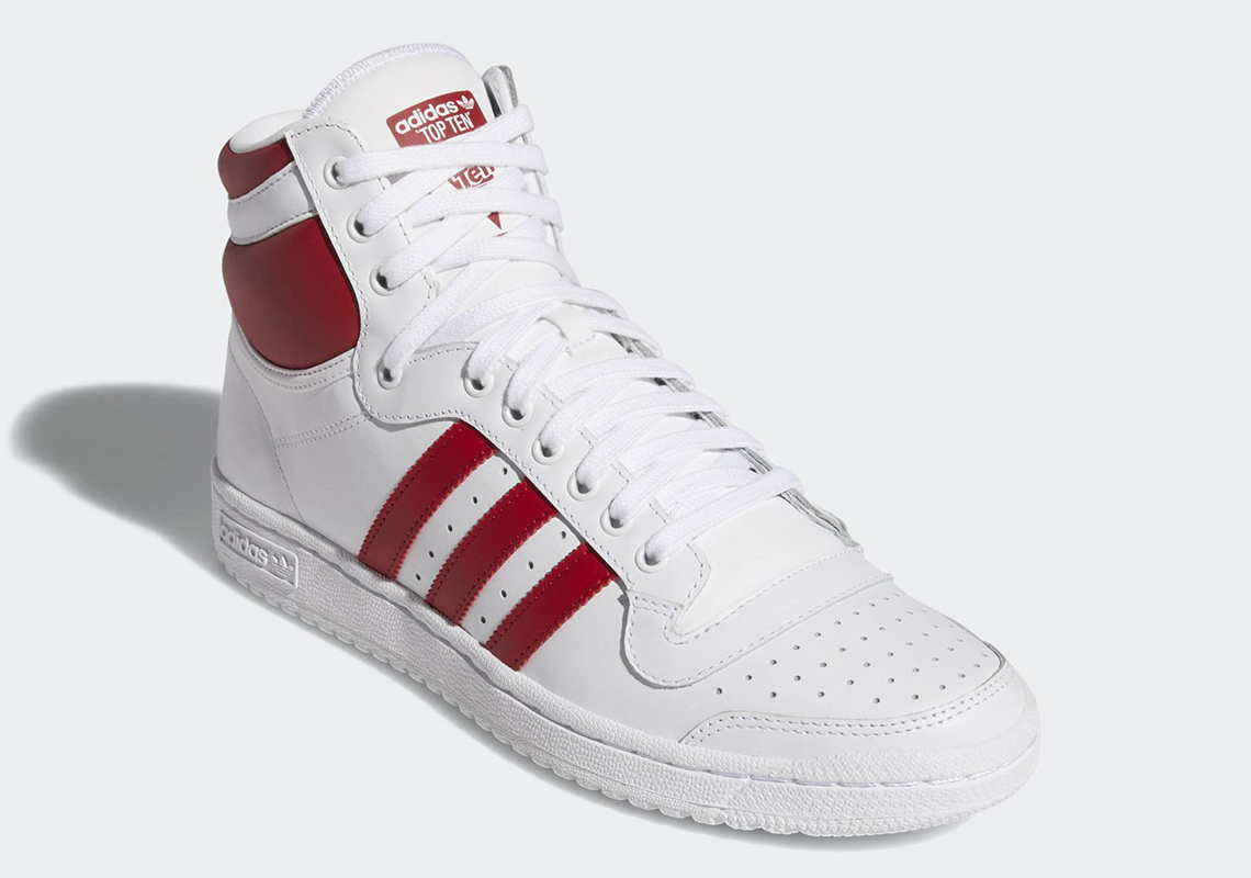 Adidas Top Ten Hi White Red Ef2359 3