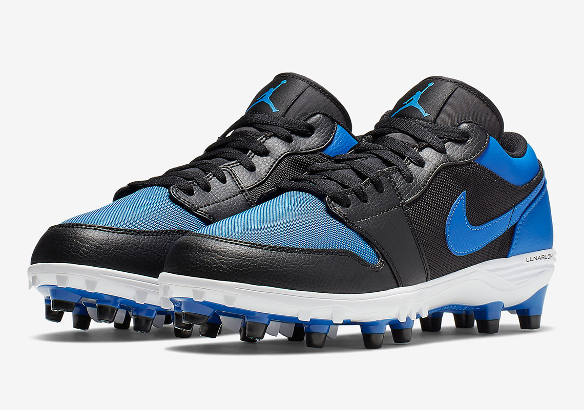 Air Jordan 1 Low Td Football Cleats Royal 2