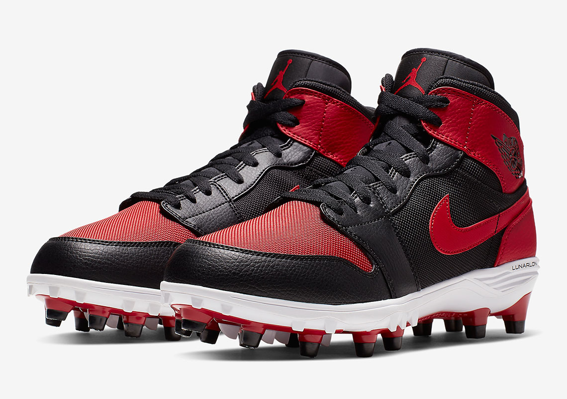 Air Jordan 1 Mid Td Football Cleats Banned 1